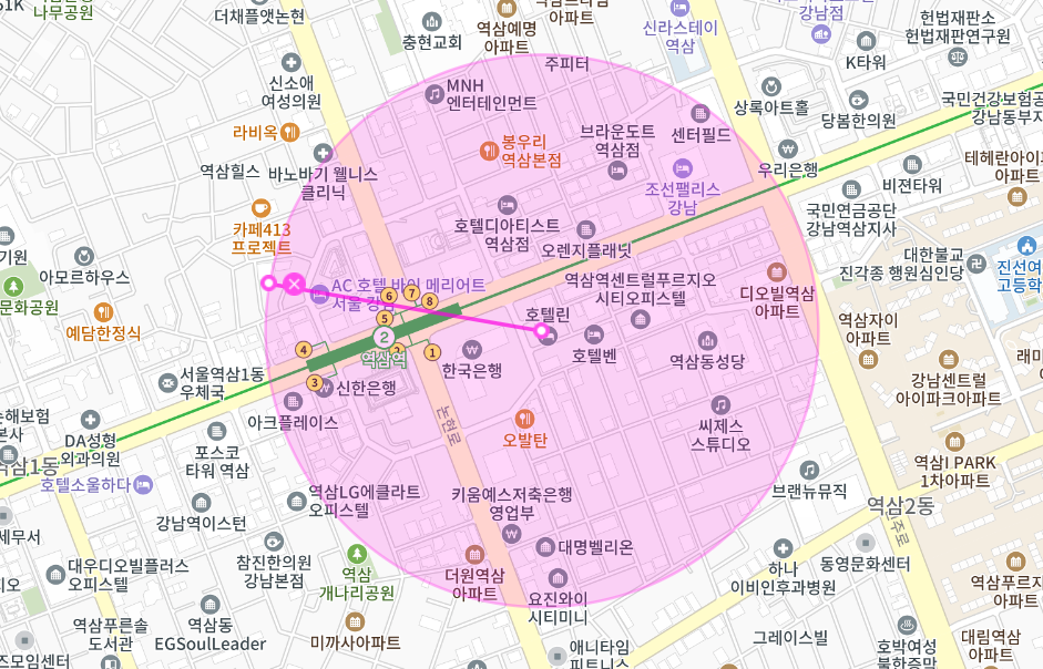 역삼역 월주차 _ 지하철 역 1번 출구에서 30초만에 도착가능!