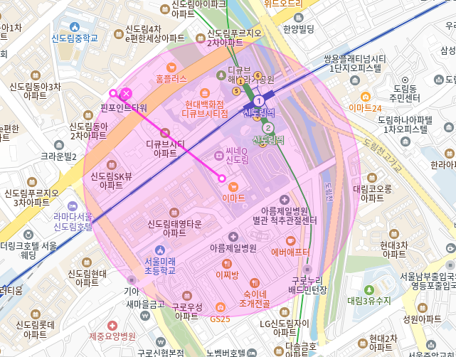 구로동 월주차_신도림테크노마트 제휴 월주차장