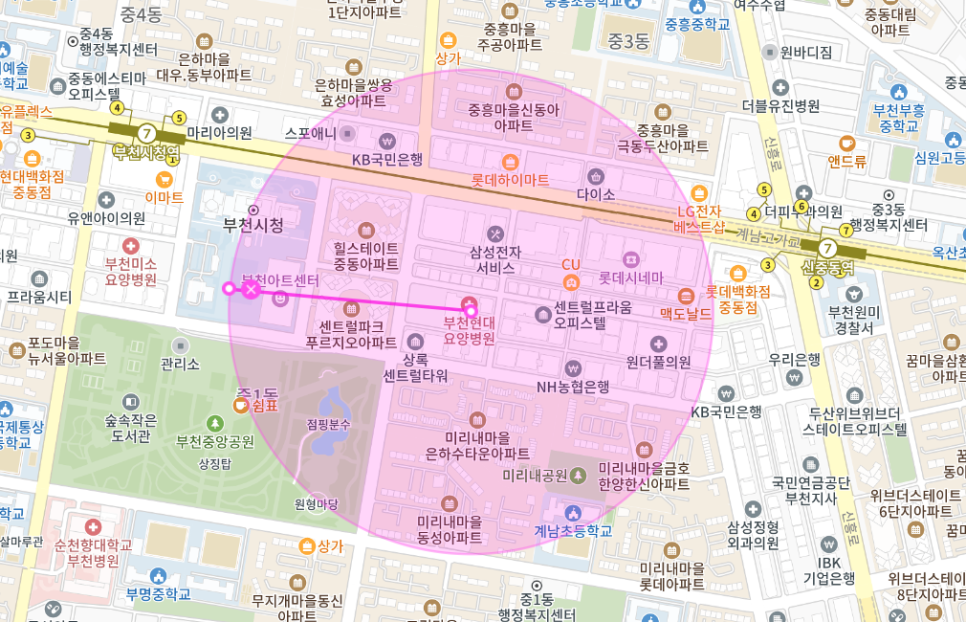 부천 월주차 _ 부청시청 옆에 24시간 사용 가능한 자주식 주차장