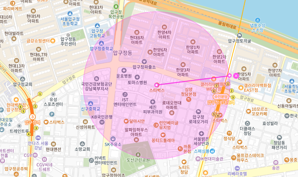 압구정로데오 월주차 _ 승용차 전용 기계식 주차장