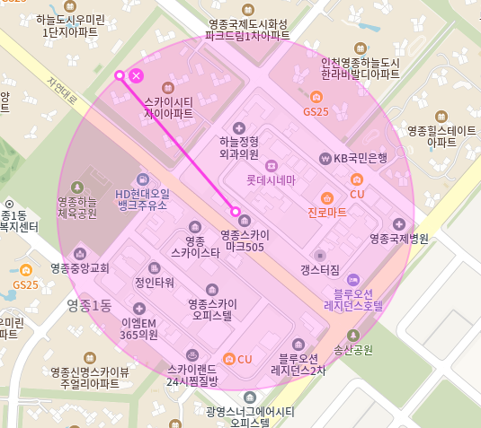 영종도 월주차_인천 일성 트루엘 에디션 오피스텔 제휴 월주차장