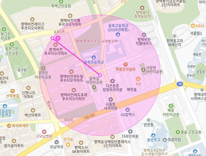 용이동 월주차_평택시 평택아이빌딩 Tmap 제휴 월주차장