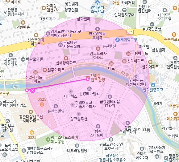 관양동 월주차_안양시 브라운핸즈 Tmap 제휴 월주차장