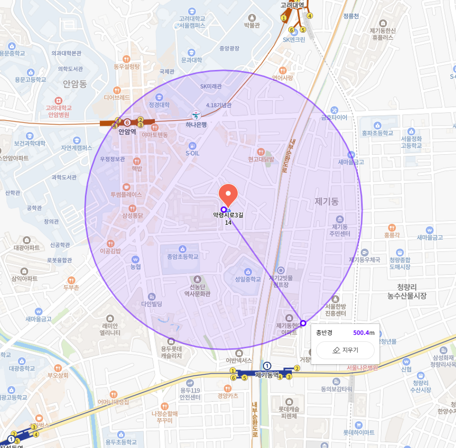 제기동 월주차_안암역까지 500m도 안되는 제기동 가장 저렴한 평일 월 주차장!