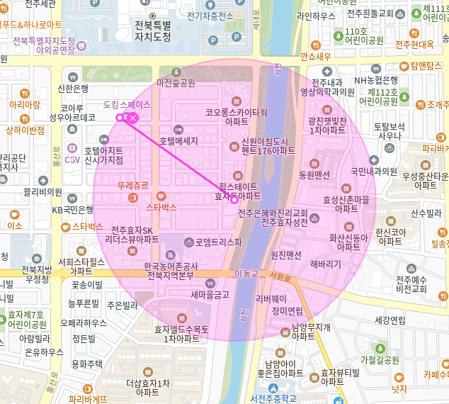효자동 월주차_전북도청 인근 샘물빌딩 Tmap 제휴 월주차장
