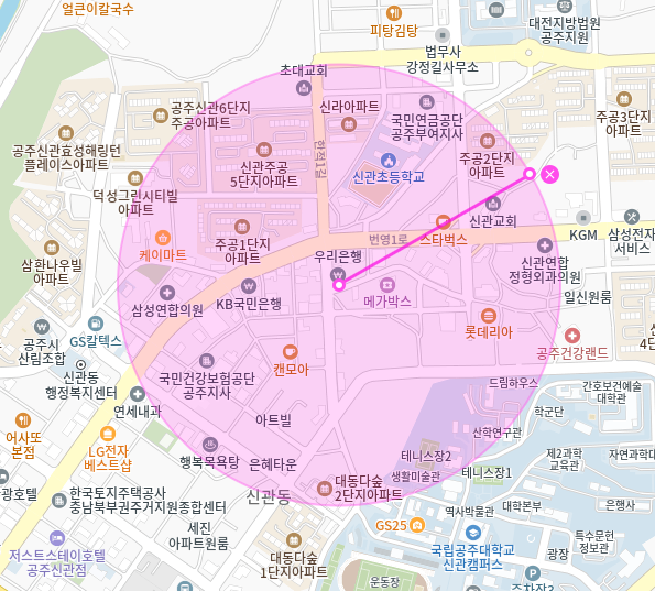 신관동 월주차_충남 공주금강빌딩 Tmap 제휴 월주차장
