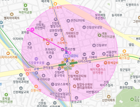 신림역 월주차_신림 타임스트림 인근 24시 월주차장