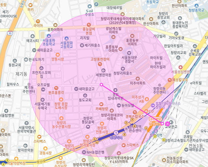 동대문 월주차_ 청량리역 2번출구에서 정기 월주차 찾으신다면 주만사랑