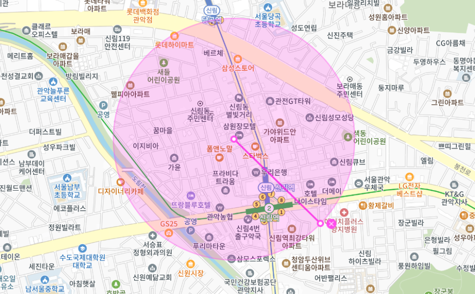 신림 월주차 _ 신림동 주민세와 신림역 6번 출구 사이에 주차장 있어요~~~