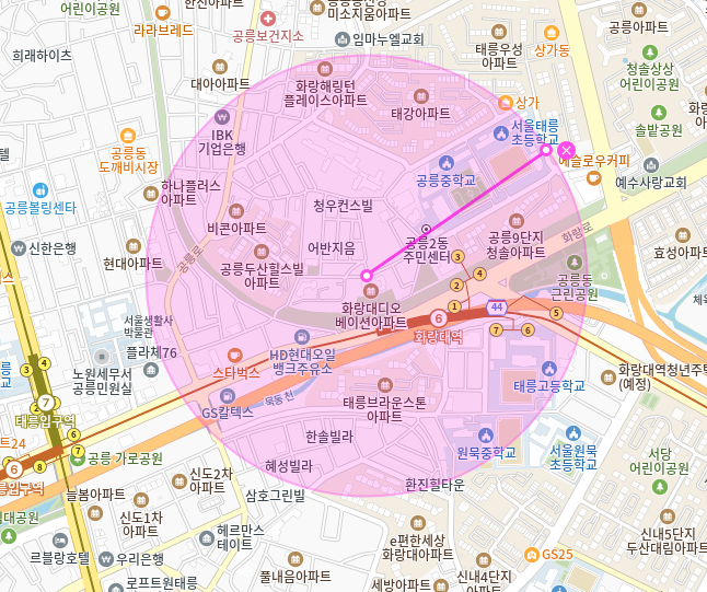 공릉동 월주차_화랑대역, 태릉입구역 인근 주차장