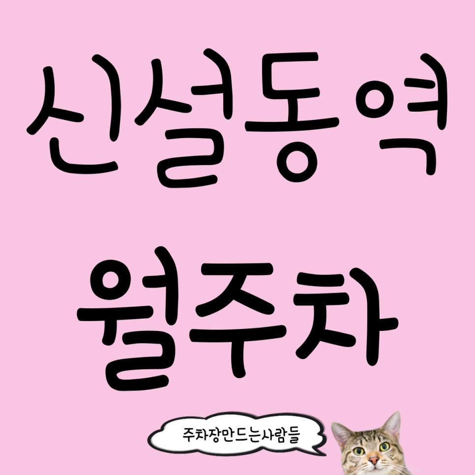 신설동역 월주차_신설동역에서 주차장 그때그때 찾지 말고 미리 예약하자! 대표 이미지