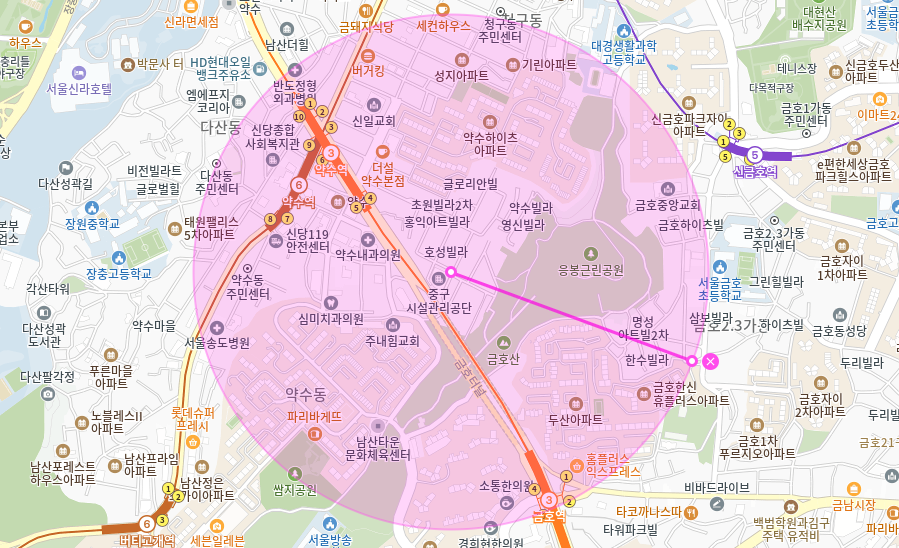 신당동 월주차_ 약수역 4번출구 에서 3분거리인데 단일주차에 지정석까지?