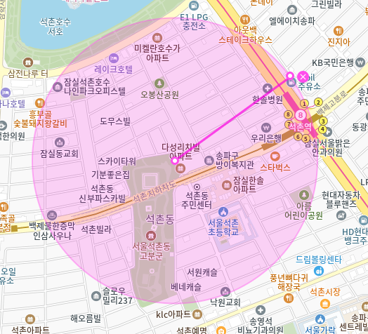석촌동 월주차_석촌역 5분 거리 24시 단일 주차장