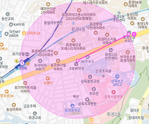 회기역 월주차_회기역, 삼육보건대 인근 저렴한 주차장