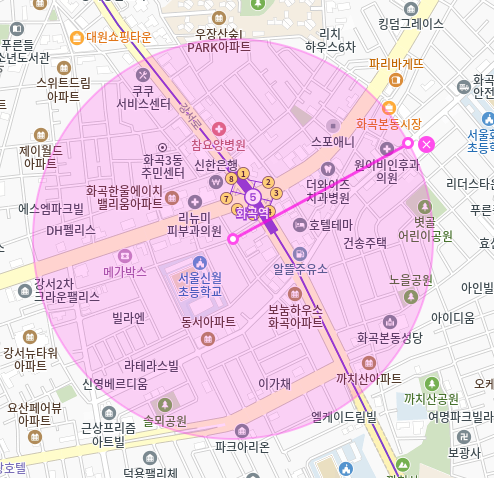 화곡역 월주차_화곡역 도보 1분 거리 저렴한 단일 주차장