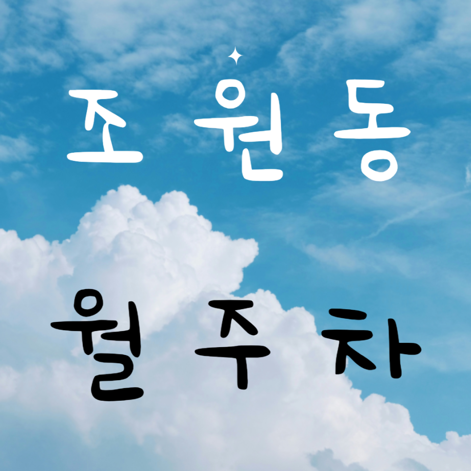 조원동 월주차 / 신대방역,신림중앙시장 도보 5분거리 대표 이미지