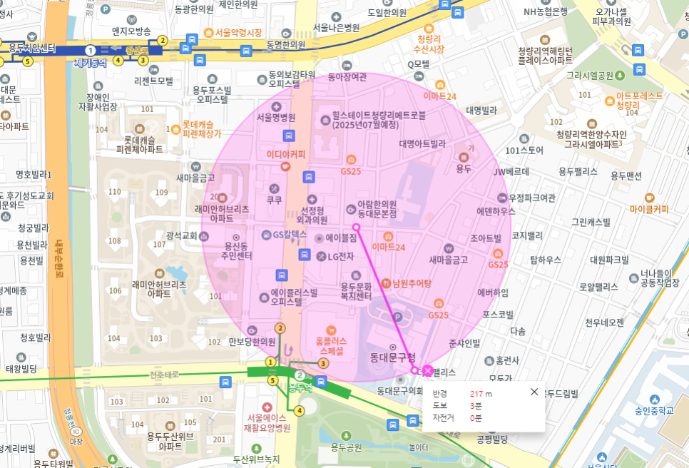 용두역 월주차 _ 주차장 찾으려고 용쓸 필요 없어요, 주만사가 도와드립니다!