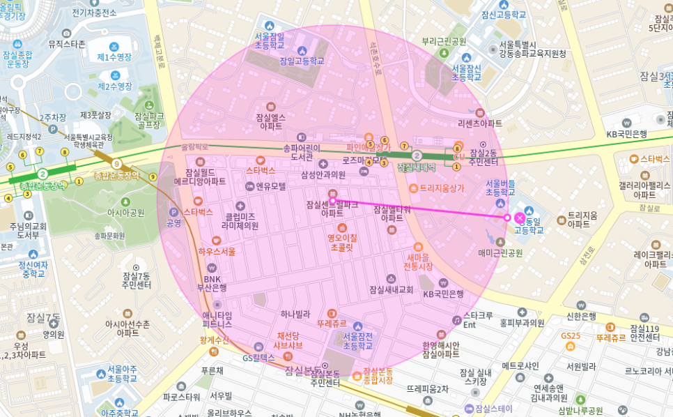 잠실새내역 월주차_ 잠실동 잠실센트럴파크 그린도트 제휴 월주차장