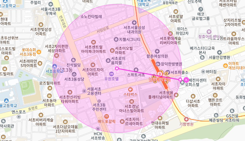 서초동 월주차 _ 남부터미널역 6번 출구에서 가까운 주차장 정보