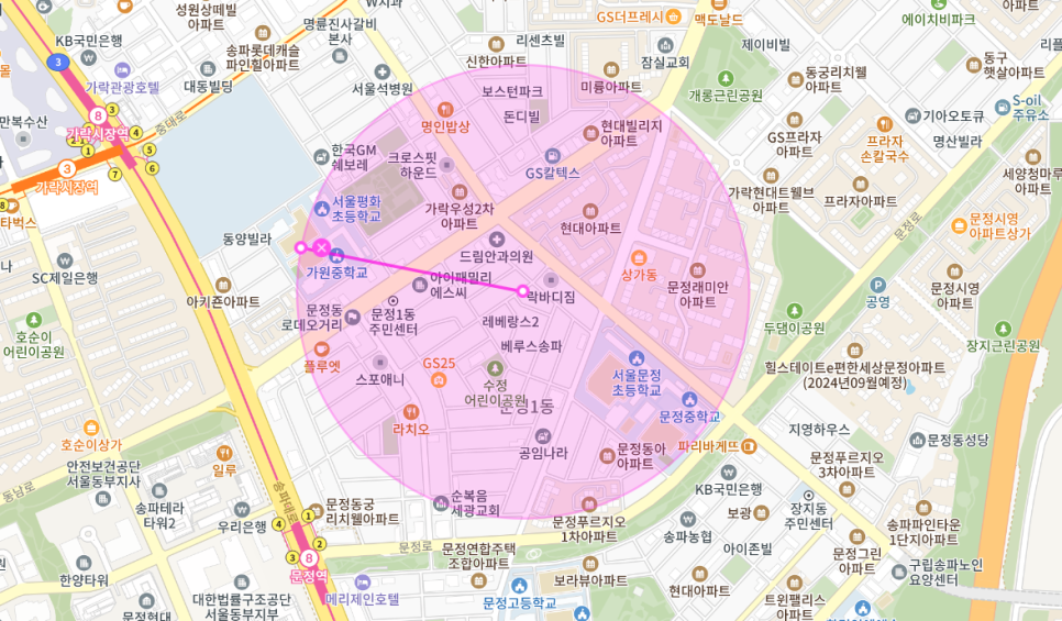 문정 월주차 _ 서울문정초등학교/문정중학교 인근 월주차장 정보 읽어보세요~