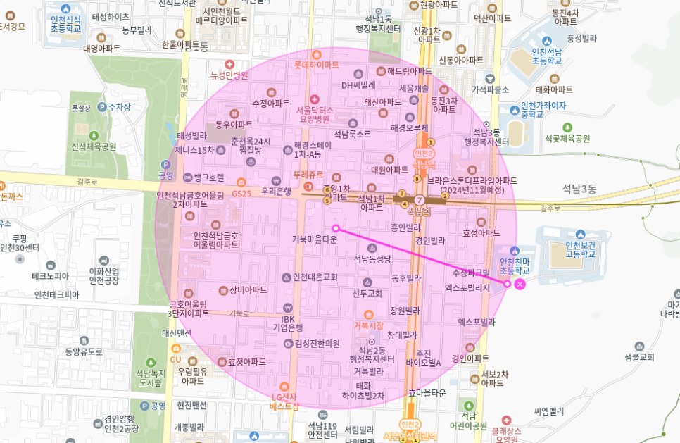 석남역 월주차_ 5번출구 도보 1분거리 역세권 주차장