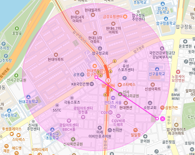 압구정역 월주차_초 역세권 단일주차장 찾으신다면 여기입니다