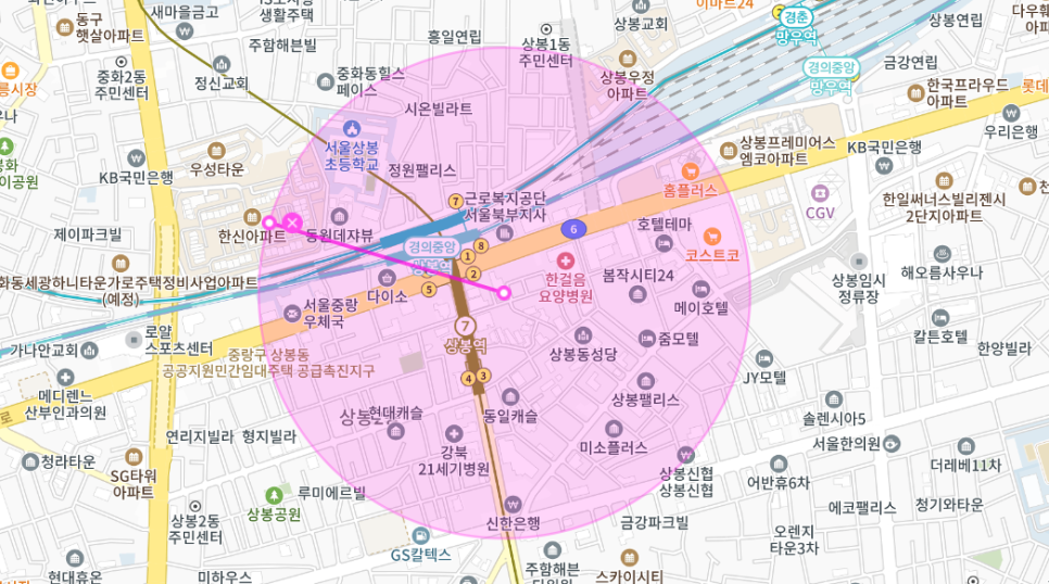 상봉역 월주차 _ 24시간/기계식/승용차/11만원