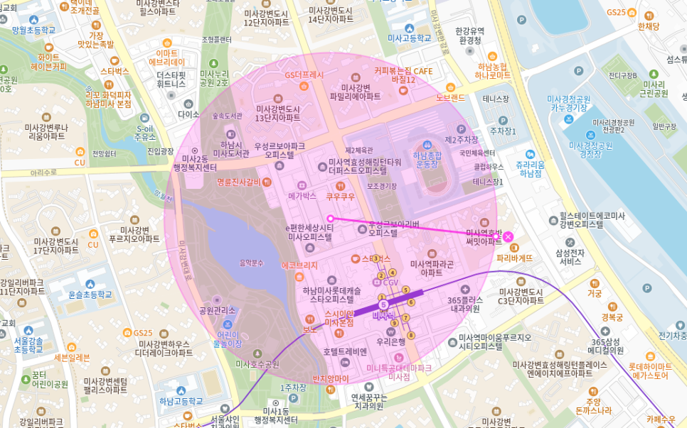 망월동 월주차_ 미사역 미사엘큐브 그린도트 제휴 월주차장