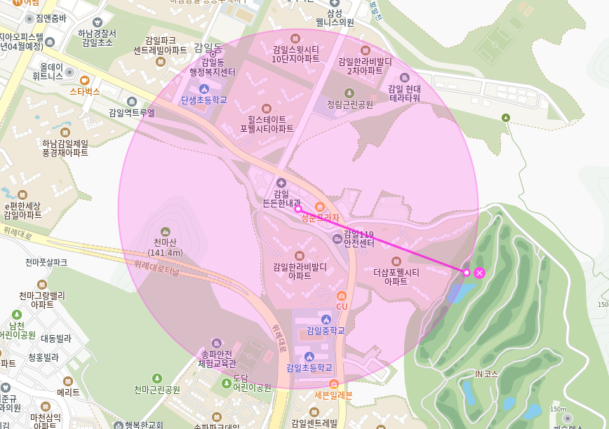하남시 월주차_ 감이동 감일83빌딩 그린도트 제휴 월주차장