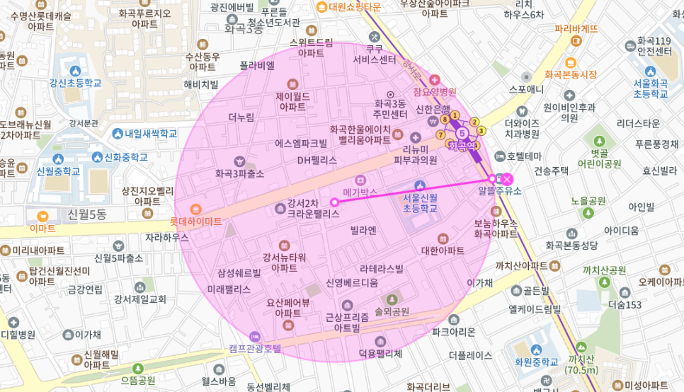 화곡역 월주차 _ 화곡역 6번 출구에서 도보 2분!