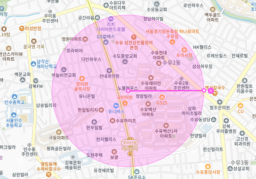 수유 월주차 _ 가오리 무침이 생각나는 가오리역 인근 24시간 지정석 주차장