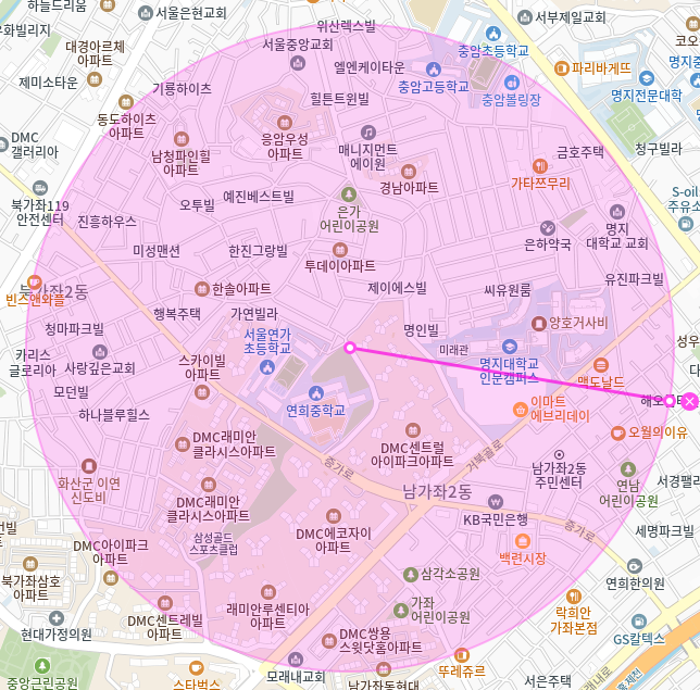 남가좌동 월주차 / 명지대 도보 3분