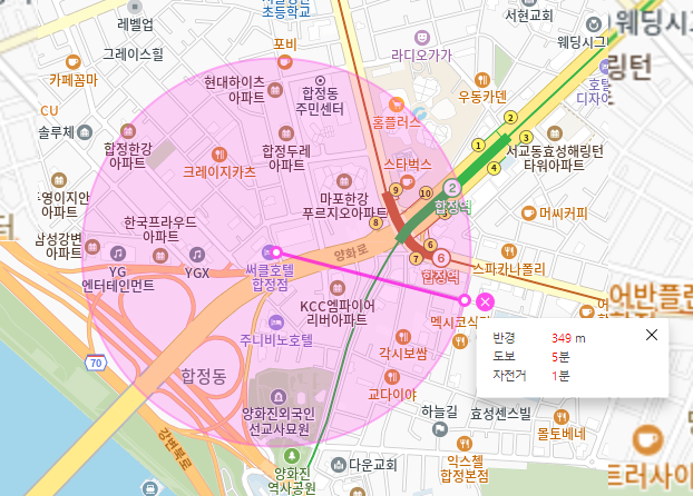 합정 월주차 _ 합정역 인근 주차도 문제없습니다! 도보 3분 거리 역세권 주차장이 있으니까요!