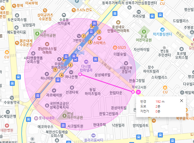 수유역 월주차 _ 수유역 도보 1분 거리 최적 주차장