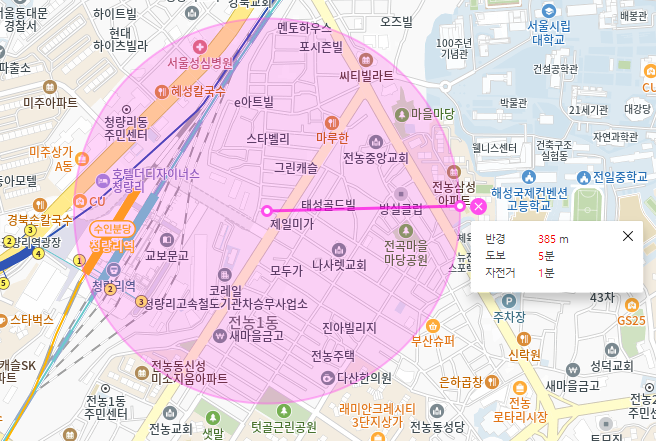 전농동 월주차 _ 청량리역 도보 5분 거리 역세권 주차장 보여드릴게요