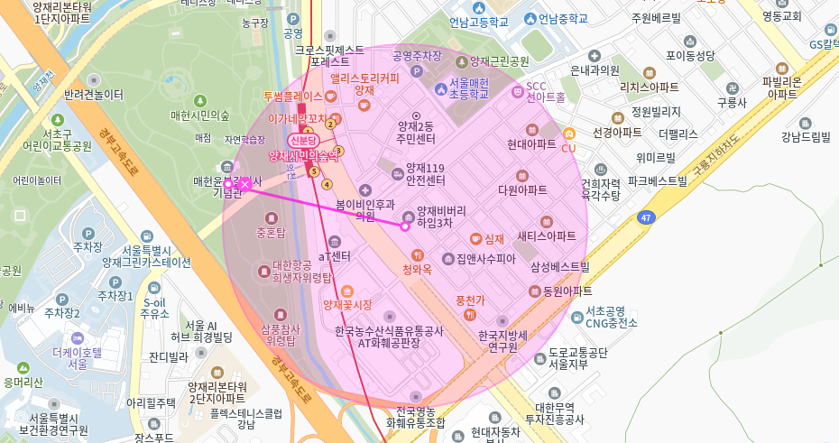 양재시민의숲역 월주차 _ 양재동에서 주차장 필요하시면 정답입니다!