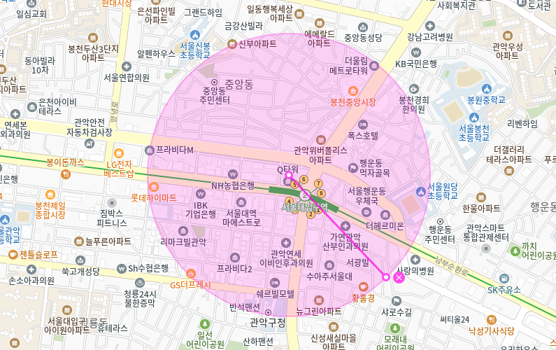 서울대입구 월주차 _  서울대가 근처에 없는 서울대입구역 인근 월주차장 정보