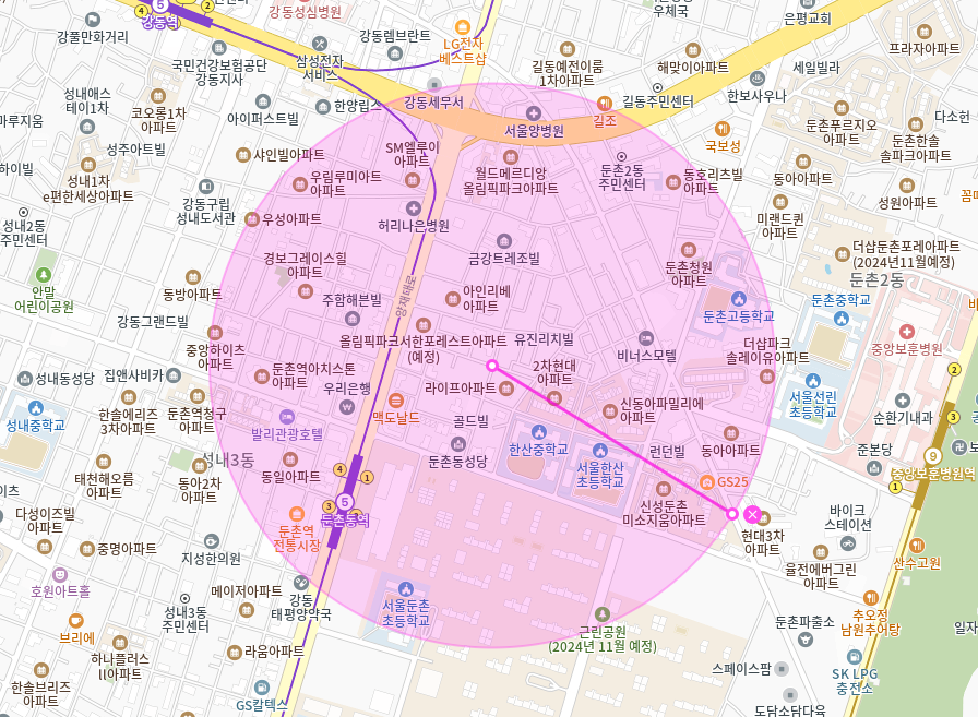 둔촌동역 월주차_ 역에서 5분내거리 주차장을 찾으신다면