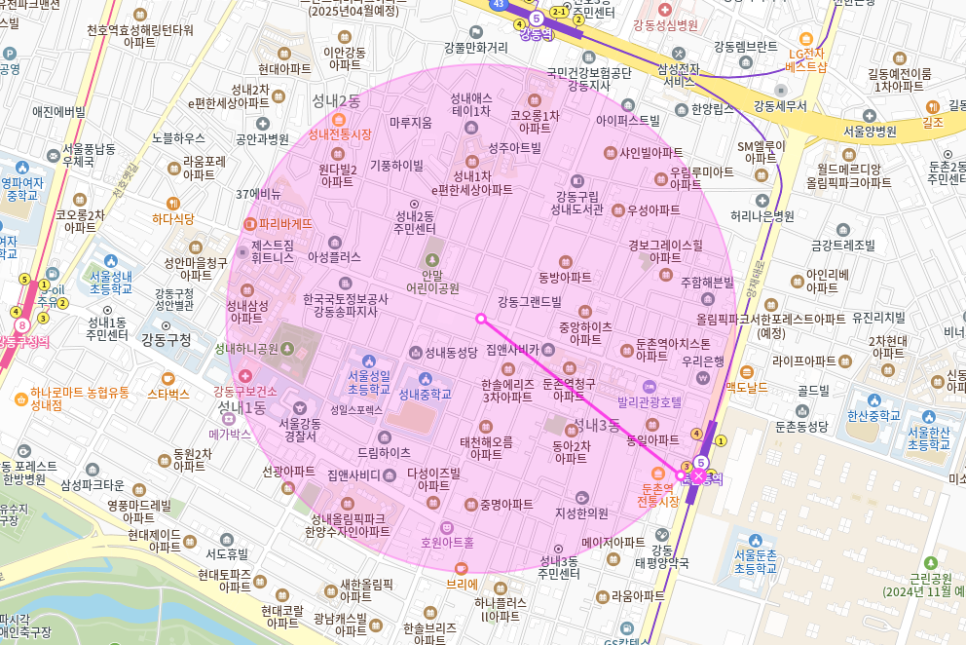 성내동 월주차_ 쉽고 빠르게 둔촌동역 인근 주차장 이용