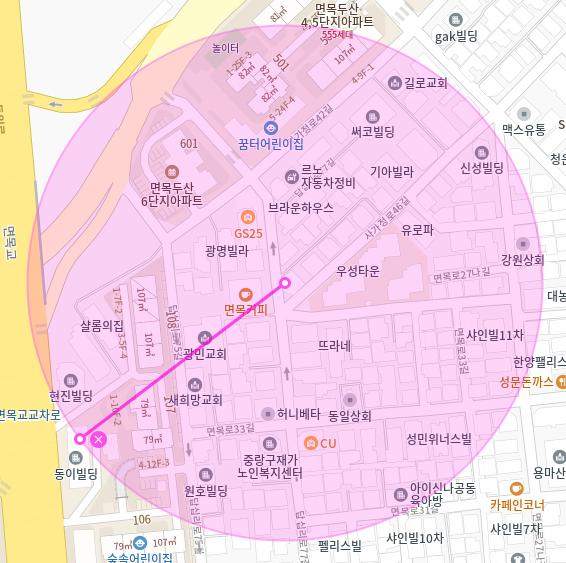 사가정 월주차 / 사가정 마지막 매물