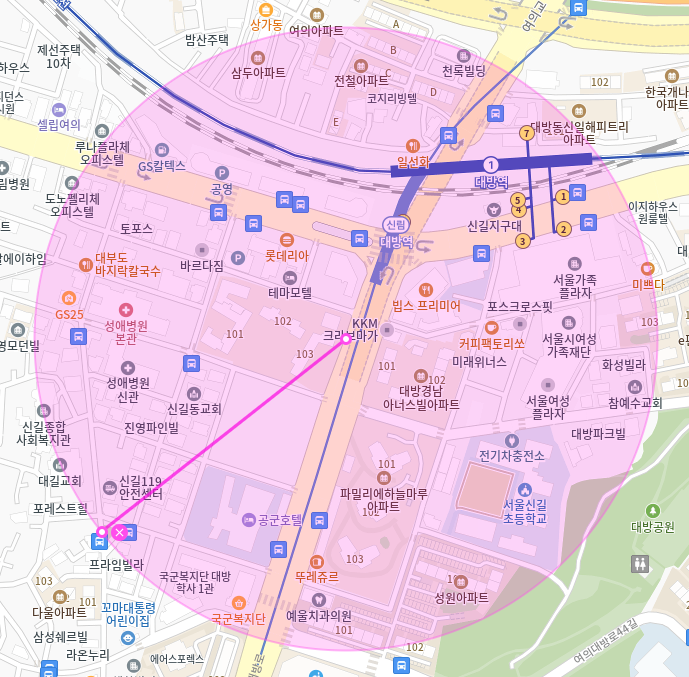 대방역 월주차 / 대방역 6번출구 도보4분, 단일주차장
