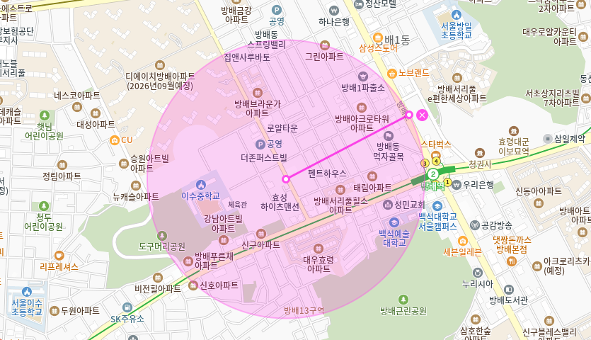 방배동 월주차 _ 방배역 도보 5분 거리 주차장