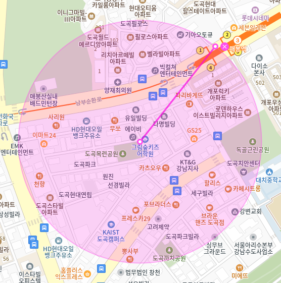 매봉역 월주차 / 매봉역 4번출구 도보4분, 단일주차장, 인근 최저가!