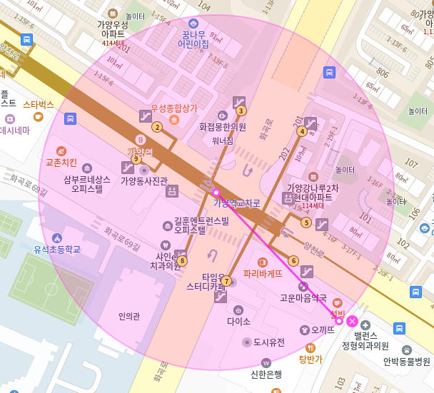 가양역 월주차 / 가양역 6번출구 바로 앞, 초역세권, 단일주차장