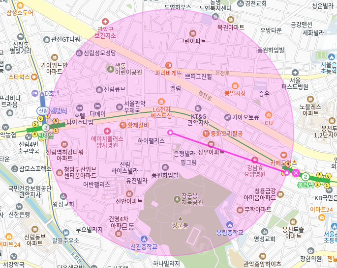 봉천역 월주차_3번출구 인근/자주식/전일제