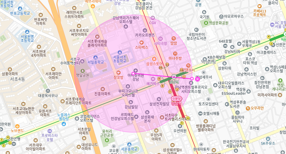 강남역 월주차 _ 전일제/자주식/단일주차/빈자리