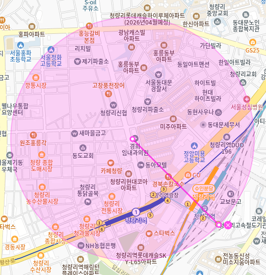 청량리 월주차 / 청량리역 3번출구 도보5분, 단일 주차장 인근 최저가!