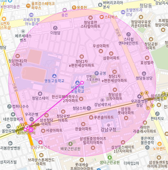 청담동 월주차_강남구청역 5분 거리 자주식 주차장