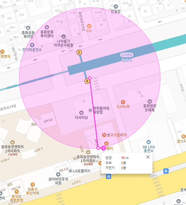 중화동 월주차_중랑역 0분, 초역세권, 저렴한 자주식 주차장