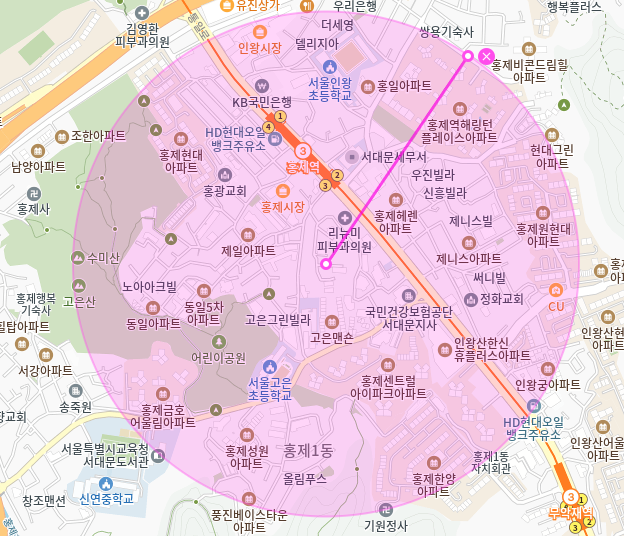 홍제역 월주차_3번출구 도보 1분 역세권 주차장 소개드릴게요